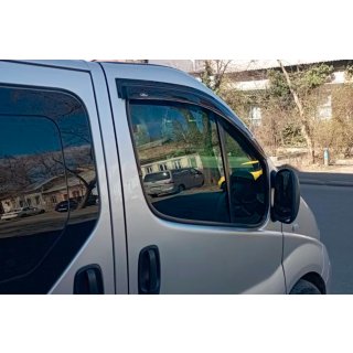 Ветровики на окна (2 шт, HIC) Opel Vivaro 2001-2015 гг. фото 1